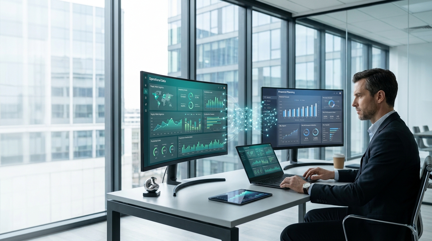 Illustration: Bridging Operational Data and Financial Strategy With AI